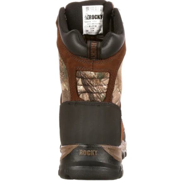 Rocky Brown Realtree Camo 8” Core Waterproof Insulated Outdoor Boots Size 12M main image 13